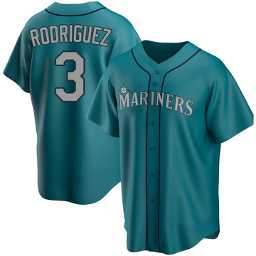 Alex Rodriguez 1994 Seattle Mariners 125th Anniv. Alt Teal Jersey  Men's (S-3XL)