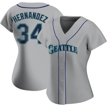 MLB Men's Seattle Mariners Felix Hernandez Road Gray Short Sleeve 6 Button  Synthetic Replica Baseball Jersey (Road Gray, Large) : Buy Online at Best  Price in KSA - Souq is now 