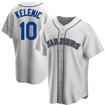 Jarred Kelenic Signed Seattle Mariners Custom Style Jersey (JSA