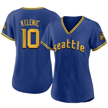 Youth Jarred Kelenic Seattle Mariners Backer T-Shirt - Ash