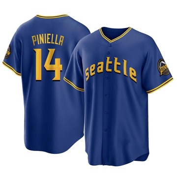 Lou Piniella Game-Worn Jersey Mariners COA 100% Authentic