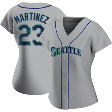 Women's Tino Martinez Seattle Mariners RBI Slim Fit V-Neck T-Shirt - Royal